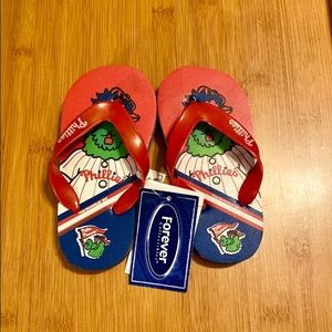 MLB Philadelphia Phillies kid Flip Flops